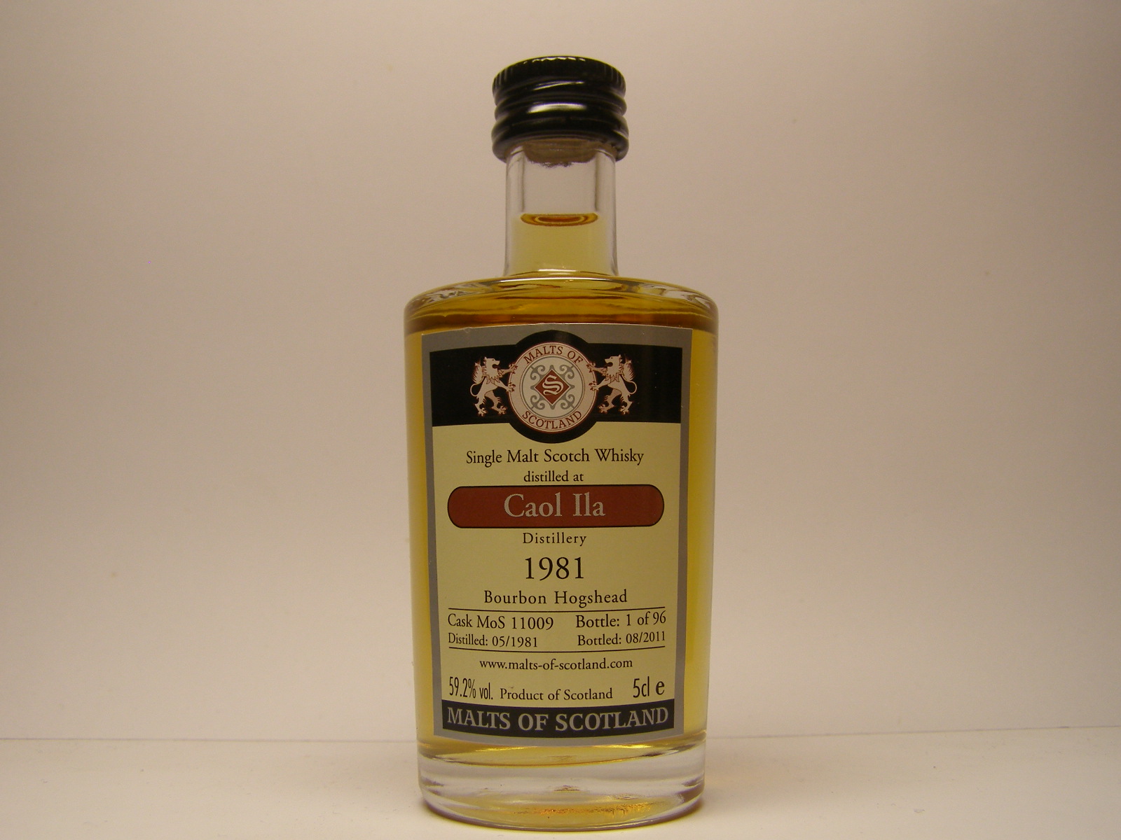 SMSW 30yo 1981-2011 "Malts of Scotland" 5cle 59,2%vol.